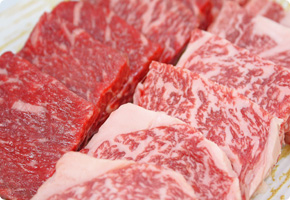 神戸牛リブロース・ランプ焼肉セット