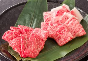 神戸牛リブロース・ランプ焼肉セット