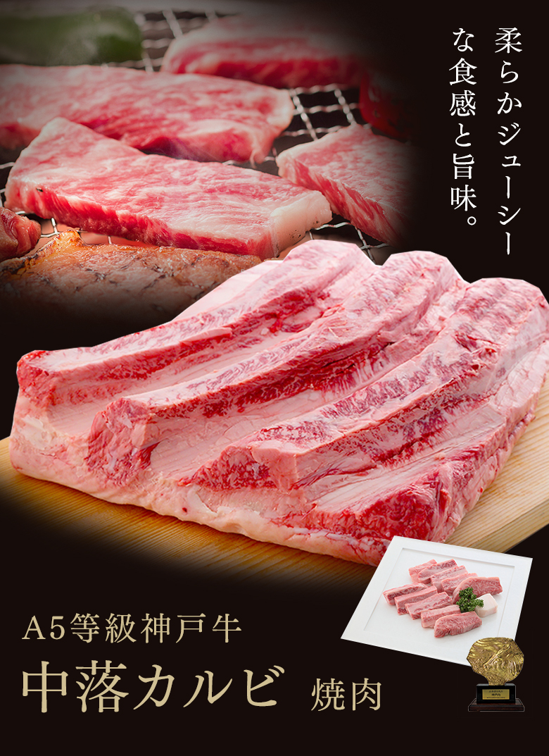 家庭用 A5等級神戸牛 中落カルビ焼肉 神戸ぐりる工房 家庭用 A5等級神戸牛 中落カルビ焼肉 神戸ぐりる工房